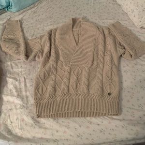 TNA Aritzia Cable Knit Sweater